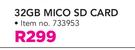 Sandisk 32GB Micro SD Card-Each