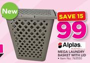 Alpas Mega Laundry Basket With Lid 