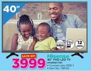 Hisense 40" FHD Led TV HX40N2176F