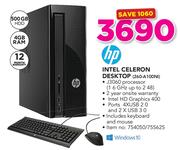 HP Intel Celeron Desktop 260-A100NI