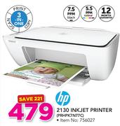 HP 2130 Inkjet Printer PRHPK7N77C
