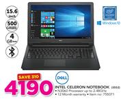 Dell Intel Celeron Notebook 3552