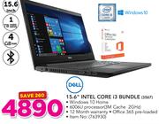 Dell 15.6"  Intel Core i3 Bundle 3567