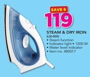 Logik Steam & Dry Iron LSI-005
