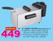 Logik Deep Fryer RSH-245618-11-3Ltr