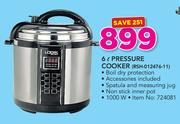 Logik Pressure Cooker RSH-012476-11-6Ltr
