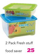 Addis 2 Pack Fresh Stuff Food Saver