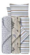 Mainstays 3 Piece Printed Queen Microfibre Sheet Set-Per Set 