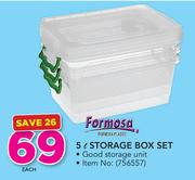 Formosa Storage Box Set-5Ltr Each