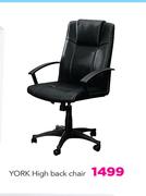 York High Back Chair