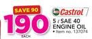 Castrol SAE 40 Engine Oil-5Ltr
