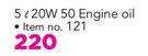 Castrol 20W 50 Engine Oil-5Ltr