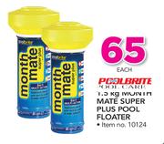 Poolbrite 1.5Kg Month Mate Super Plus Pool Floater-Each