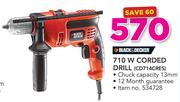 Black & Decker 710W Corded Drill CD714CRES