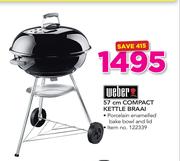 Weber 57cm Compact Kettle Braai
