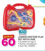 Kid Connection Junior Doctor Play Set With Case
