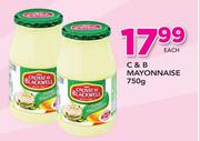C&B Mayonnaise-750g Each