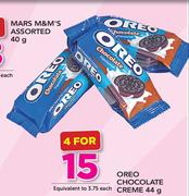 Oreo Chocolate Creme-4 x 44g
