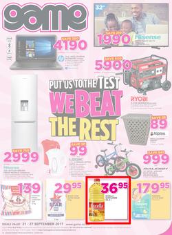 Game Botswana : We Beat The Rest (21 Sep - 27 Sep 2017), page 1