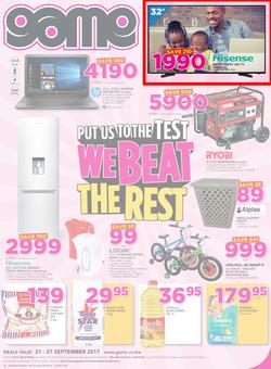 Game Botswana : We Beat The Rest (21 Sep - 27 Sep 2017), page 1