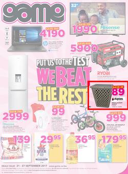 Game Botswana : We Beat The Rest (21 Sep - 27 Sep 2017), page 1