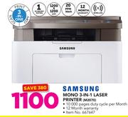 Samsung Mono 3-In-1 Laser Printer M2070