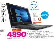 Dell 15.6" Intel i3 Bundle 3567 Including Office 365