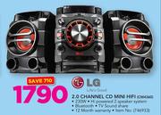 LG 2.0 Channel CD Mini HiFi CM4360