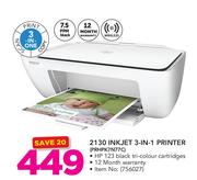 2130 Inkjet 3-In-1 Printer PRHPK7N77C
