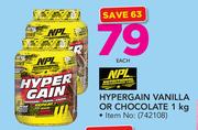 NPL Hypergain Vanilla Or Chocolate-1Kg Each