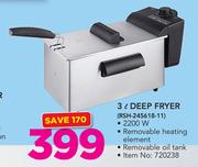 Logik 3Ltr Deep Fryer RSH-245618-11