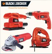 Black & Decker Finishing Sander KA300-QS Or 400W Single Speed Jigsaw Or 500W Hammer Drill-Each