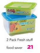 2 Pack Fresh Stuff Food Saver