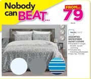 Mainstays Assorted Microfiber Duvet Cover-Per Set
