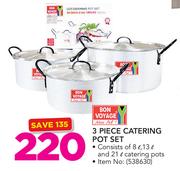 Bon Voyage 3 Piece Catering Pot Set