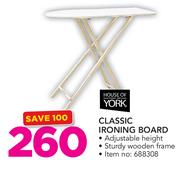 House Of York Classic Ironing Board