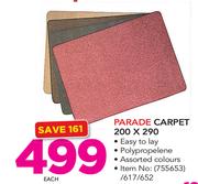 Parade Carpet 200X290