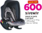 Safeway Sung N Safe Car Seat