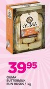 Ouma Buttermilk Bun Rusks-1Kg