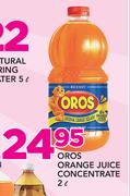 1Oros Orange Juice Concentrate-2Ltr