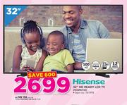 Hisense 32" HD Ready LED TV HX32M2160