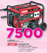 Ryobi Generator 5.5KW RG-6900K