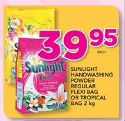 Sunlight Handwashing Powder Regular Flexi Bag Or Tropical Bag-2Kg Each
