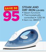 Logik Steam And Dry Iron LSI-005