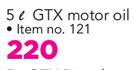 Castrol GTX Motor Oil-5Ltr