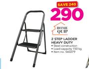 Home Quip 2 Step Ladder Heavy Duty