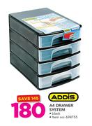 Addis A4 Drawer System