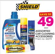 Shield Assorted Car Cleaning Accessories-Each