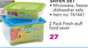 Addis 2 Piece Fresh Stuff Food Saver