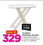 House Of York Classic Ironing Board